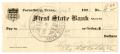 Legal Document: [Check from Mrs. H. B. Caddell to Ileta Petty, August 8, 1921]