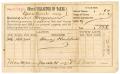 Primary view of [Receipt for taxes, March 31, 1882]