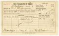 Primary view of [Receipt for taxes paid, May 6, 1882]
