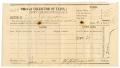 Primary view of [Receipt for taxes, January 6, 1891]