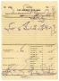 Primary view of [Receipt for taxes paid, April 1, 1909]