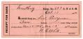 Primary view of [Receipt for dues, 1910]