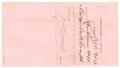 Thumbnail image of item number 2 in: '[Triplicate Warrant, March 31, 1880]'.