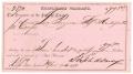 Thumbnail image of item number 1 in: '[Triplicate Warrant, April 26, 1880]'.