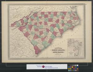 Primary view of object titled 'Johnson's North Carolina and South Carolina.'.