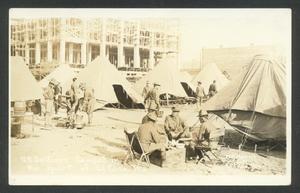 Primary view of object titled '[U.S. Soldiers Camped in the Heart of El Paso, Texas]'.