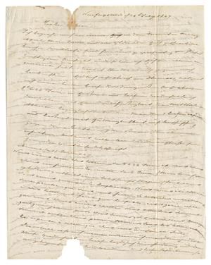 Primary view of object titled '[Letter from Ludwig Huth to his sons, July 24, 1847]'.