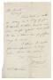 Letter: [Letter from Wm. Elliot to Ferdinand Louis Huth, November 28, 1844]