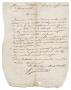 Primary view of [Letter from A. Landez for E. Martin and H. A. Cobb to L. Huth, February 10, 1845]