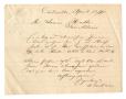 Primary view of [Letter from A. Carli & Bro. to Ferdinand Louis Huth, April 22, 1871]