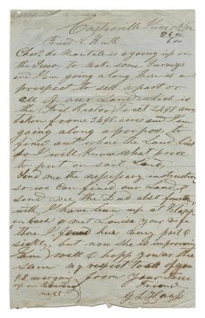 Primary view of object titled '[Letter from G. L. Haas to Ferdinand Louis Huth, June 5, 1872]'.