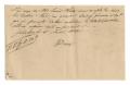 Text: [Receipt for 15 francs, 50 cents paid to J. Doux, January 6, 1844]