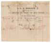 Primary view of [Receipt for $60.80 for a cement walkway, March 2, 1891]