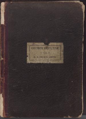 Primary view of object titled 'Church register'.