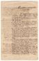 Primary view of [Document describing an agreement between Henri Castro, Ferdinand Louis Huth, and Huth & Co., October 5, 1843]