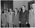 Photograph: Governor Allan Shivers with a Jim Wells County Grand Jury