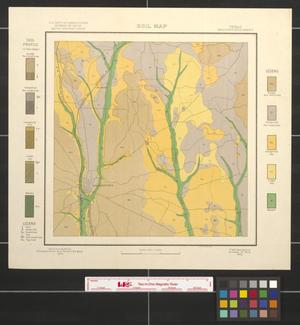 Primary view of object titled 'Soil map, Texas, Nacogdoches sheet'.