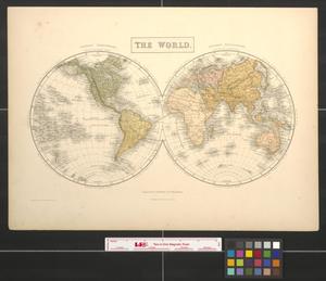 Primary view of object titled 'The world.'.