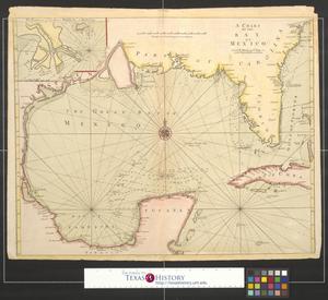 Primary view of object titled 'A chart of the Bay of Mexico.'.