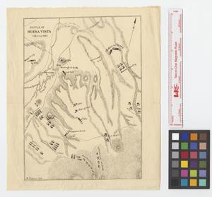 Primary view of object titled 'Battle of Buena Vista, Feb. 22nd 1847.'.