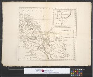 Primary view of object titled '[Map of southern Panama and northern Colombia]'.