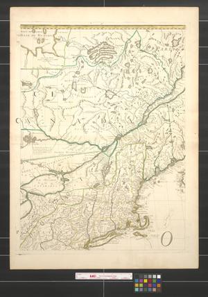 Primary view of Amerique septentrionale avec les routes, distances en milles, villages et etablissements [Sheet 3].