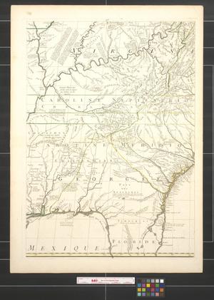 Primary view of object titled 'Amerique septentrionale avec les routes, distances en milles, villages et etablissements [Sheet 6].'.
