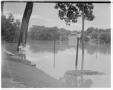 Photograph: [Two Unidentified Boys Next to a Flooded River]