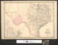 Primary view of Johnson's new map of the state of Texas.