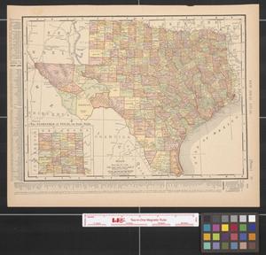 Primary view of object titled 'Rand McNally & Co.'s new 11 x14 map of Texas.'.