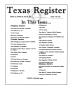 Thumbnail image of item number 1 in: 'Texas Register, Volume 16, Number 56, Pages 4105-4192, July 30, 1991'.
