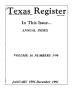 Thumbnail image of item number 1 in: 'Texas Register: Annual Index January 1991-December 1991, Volume 16, Number 1-96, January 28, 1992'.