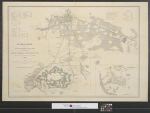 Primary view of Battles of Mexico : Survey of the line of operations of the U.S. Army, under command of Major General Winfield Scott, on the 19th & 20th August & on the 8th, 12th & 13th September, 1847.