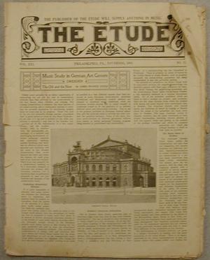 Primary view of object titled '["The Etude" September 1926]'.