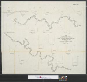 Primary view of object titled 'Map of Brazos River, Texas: from Richmond to Velasco.'.