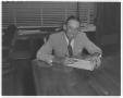Photograph: [Mayor W.S. Drake Jr. at desk]