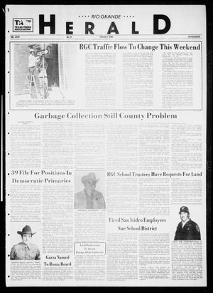 Primary view of object titled 'Rio Grande Herald (Rio Grande City, Tex.), Vol. 35, No. 21, Ed. 1 Thursday, February 7, 1980'.