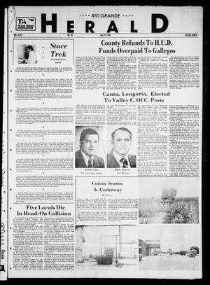 Primary view of object titled 'Rio Grande Herald (Rio Grande City, Tex.), Vol. 35, No. 45, Ed. 1 Thursday, July 24, 1980'.