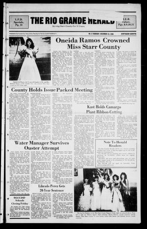 Primary view of The Rio Grande Herald (Rio Grande City, Tex.), Vol. 41, No. 8, Ed. 1 Thursday, December 18, 1986