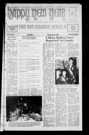 Primary view of object titled 'The Rio Grande Herald (Rio Grande City, Tex.), Vol. 79, No. 8, Ed. 1 Thursday, December 29, 1988'.