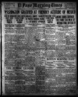 Primary view of object titled 'El Paso Morning Times (El Paso, Tex.), Vol. 36TH YEAR, Ed. 1, Saturday, July 8, 1916'.