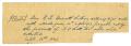 Text: [Receipt from E. L. Durrett to Charles B. Moore, September 16, 1843]