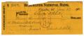Legal Document: [Customer's Draft, January 13, 1910]