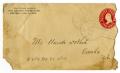 Text: [Envelope for Claude D. White from the Melissa State Bank, March 14, …