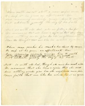 Primary view of object titled '[Poem, undated]'.