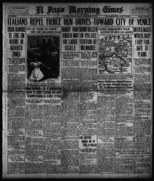 Primary view of object titled 'El Paso Morning Times (El Paso, Tex.), Vol. 38TH YEAR, Ed. 1, Sunday, November 25, 1917'.