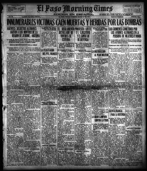 Primary view of object titled 'El Paso Morning Times (El Paso, Tex.), Vol. 36TH YEAR, Ed. 1, Sunday, May 27, 1917'.