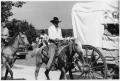 Thumbnail image of item number 1 in: 'Texas Sesquicentennial Wagon Train on Its Way from Gainesville to Whitesboro'.