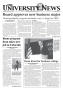 Newspaper: The University News (Irving, Tex.), Vol. 32, No. 1, Ed. 1 Wednesday, …
