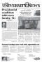 Newspaper: The University News (Irving, Tex.), Vol. 33, No. 20, Ed. 1 Wednesday,…